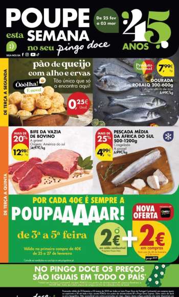 Folheto Pingo Doce - 25.2.2025 - 3.3.2025.