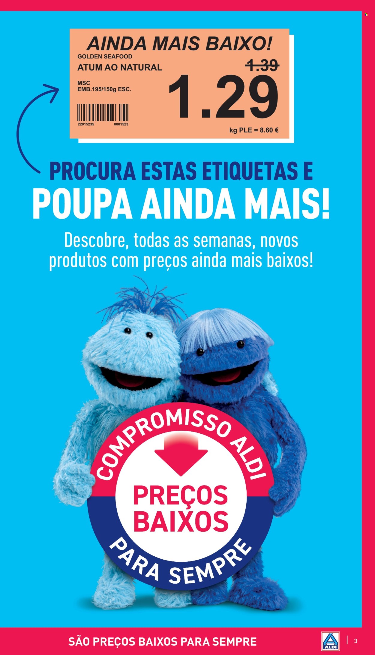 Folheto Aldi. Página 3