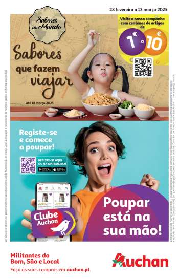 Folheto Auchan - 28.2.2025 - 13.3.2025.