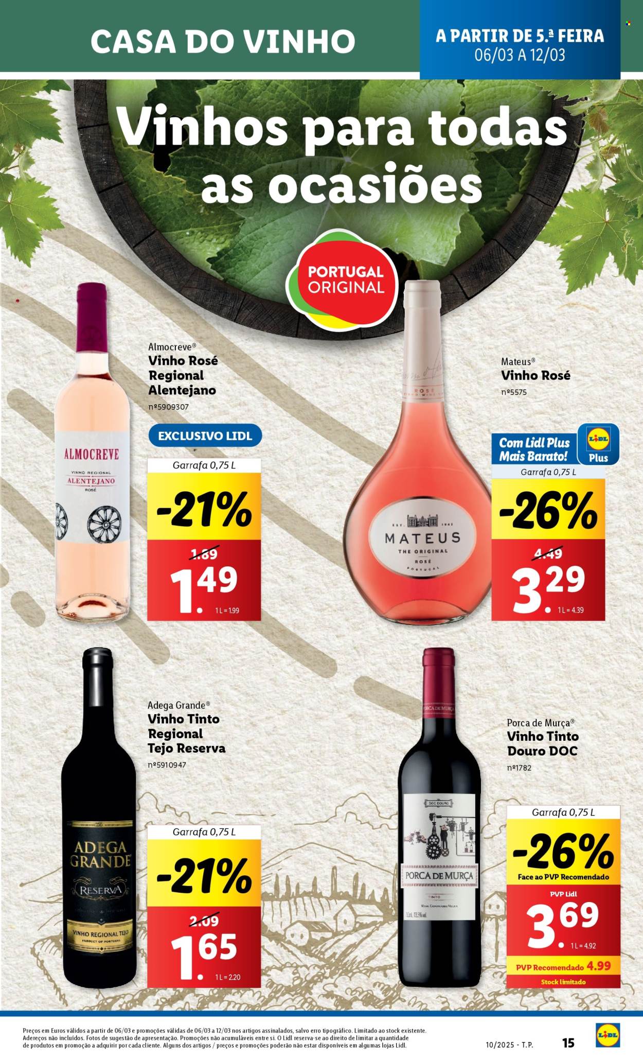 Folheto Lidl - 6.3.2025 - 12.3.2025. Página 15