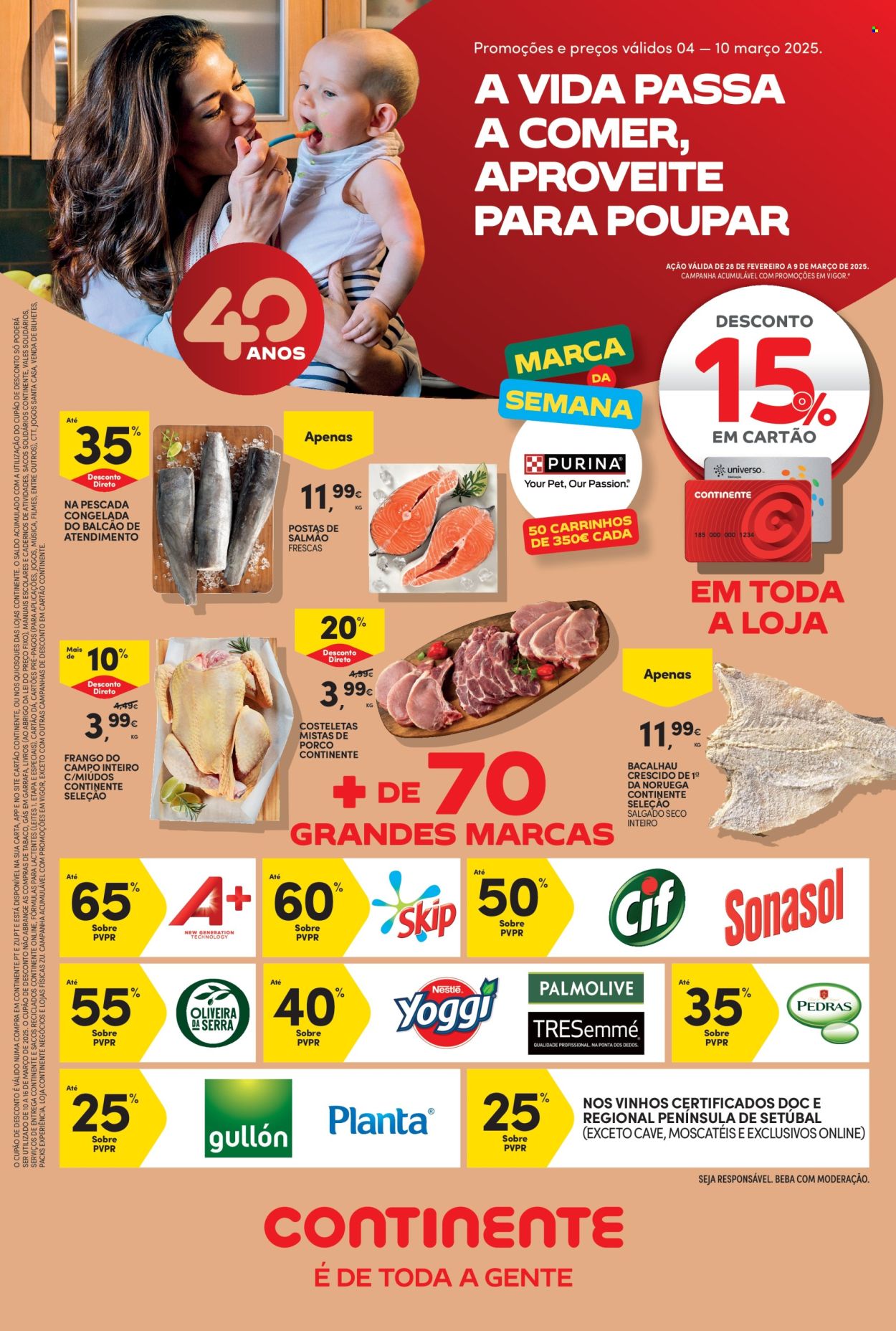 Folheto Continente Bom Dia - 4.3.2025 - 10.3.2025. Página 1