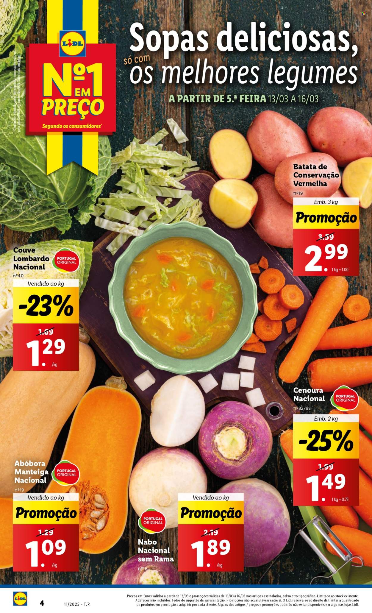 Folheto Lidl - 13.3.2025 - 19.3.2025. Página 4