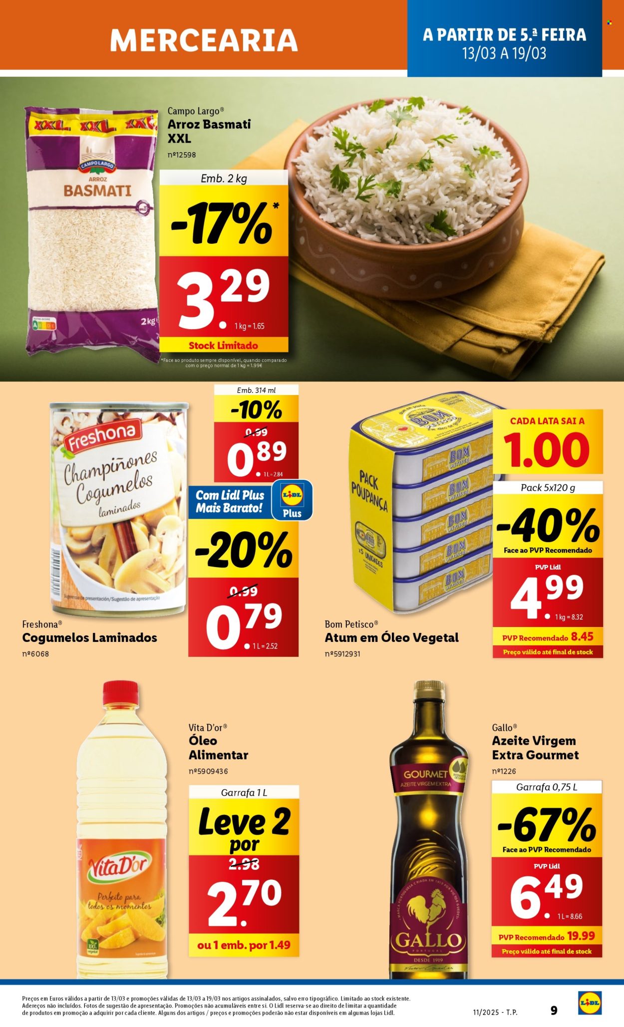 Folheto Lidl - 13.3.2025 - 19.3.2025. Página 9