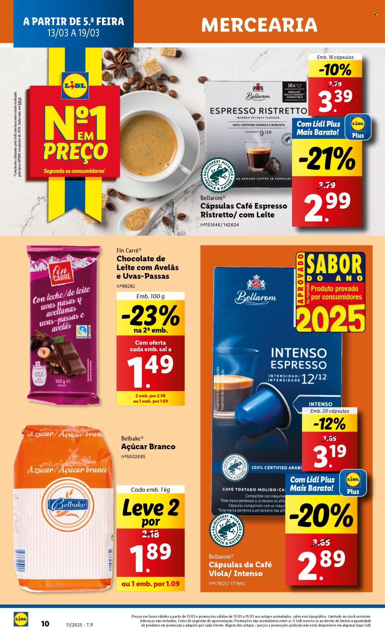 Folheto Lidl - 13.3.2025 - 19.3.2025. Página 10