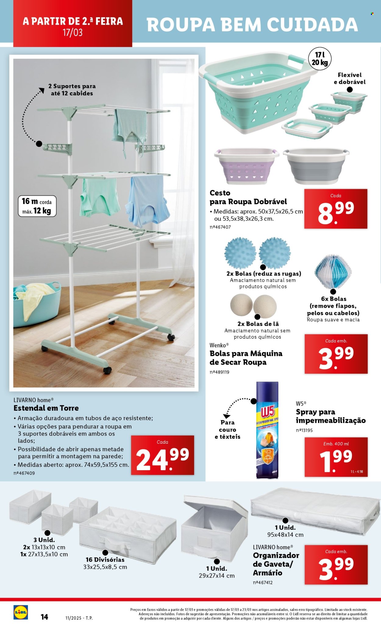 Folheto Lidl - 13.3.2025 - 19.3.2025. Página 14
