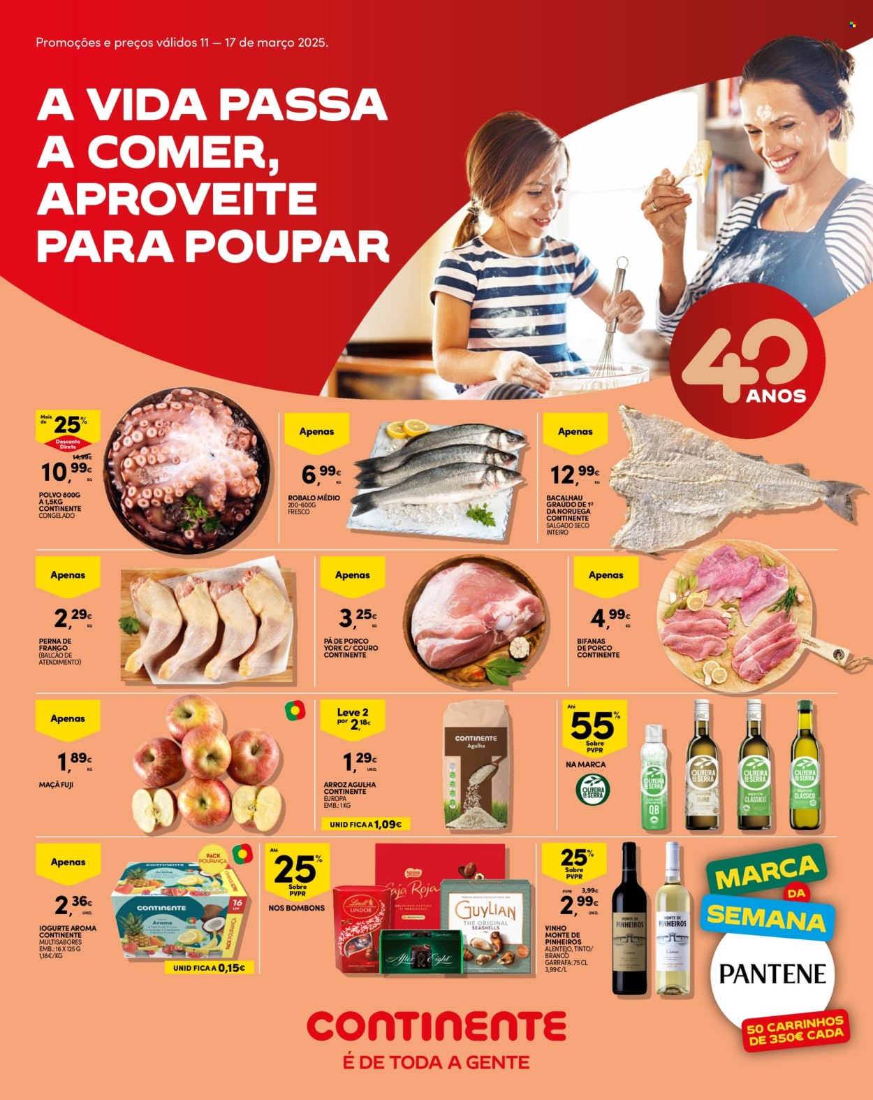 Folheto Continente Modelo - 11.3.2025 - 17.3.2025. Página 1