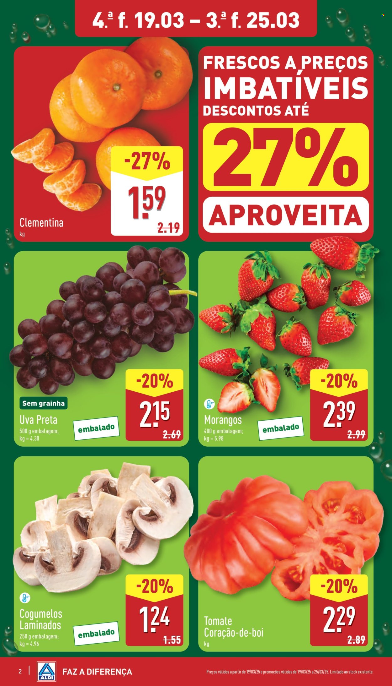 Folheto Aldi - 19.3.2025 - 25.3.2025. Página 2