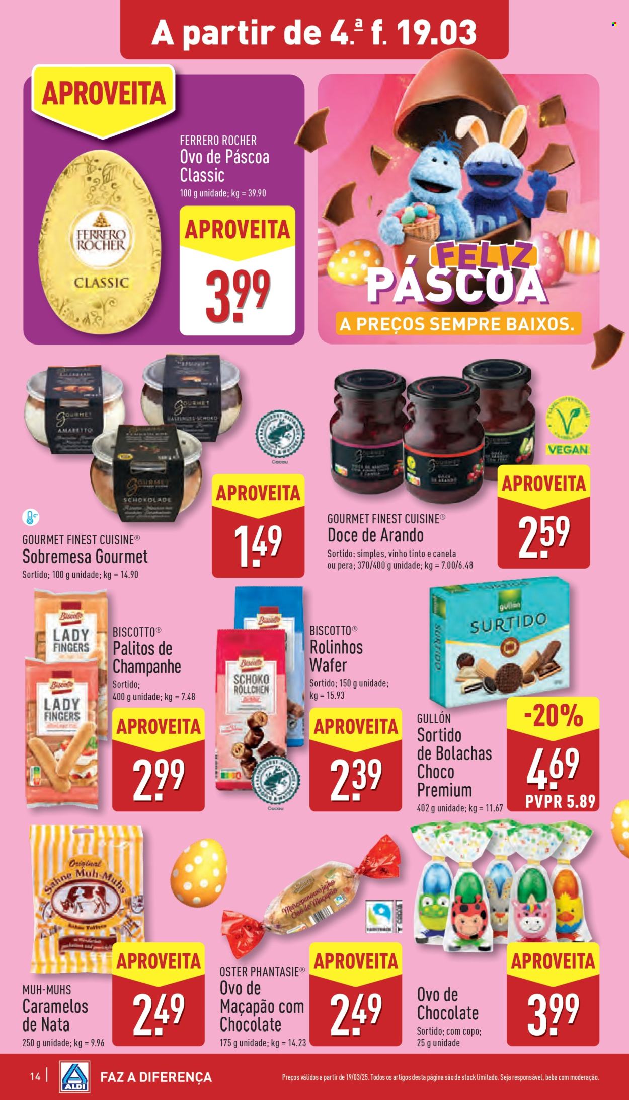 Folheto Aldi - 19.3.2025 - 25.3.2025. Página 14