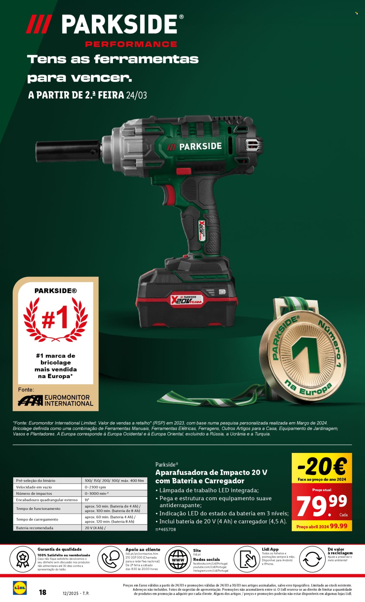 Folheto Lidl - 20.3.2025 - 26.3.2025. Página 18