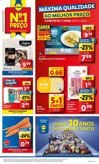 Folheto Lidl - 20.3.2025 - 26.3.2025.