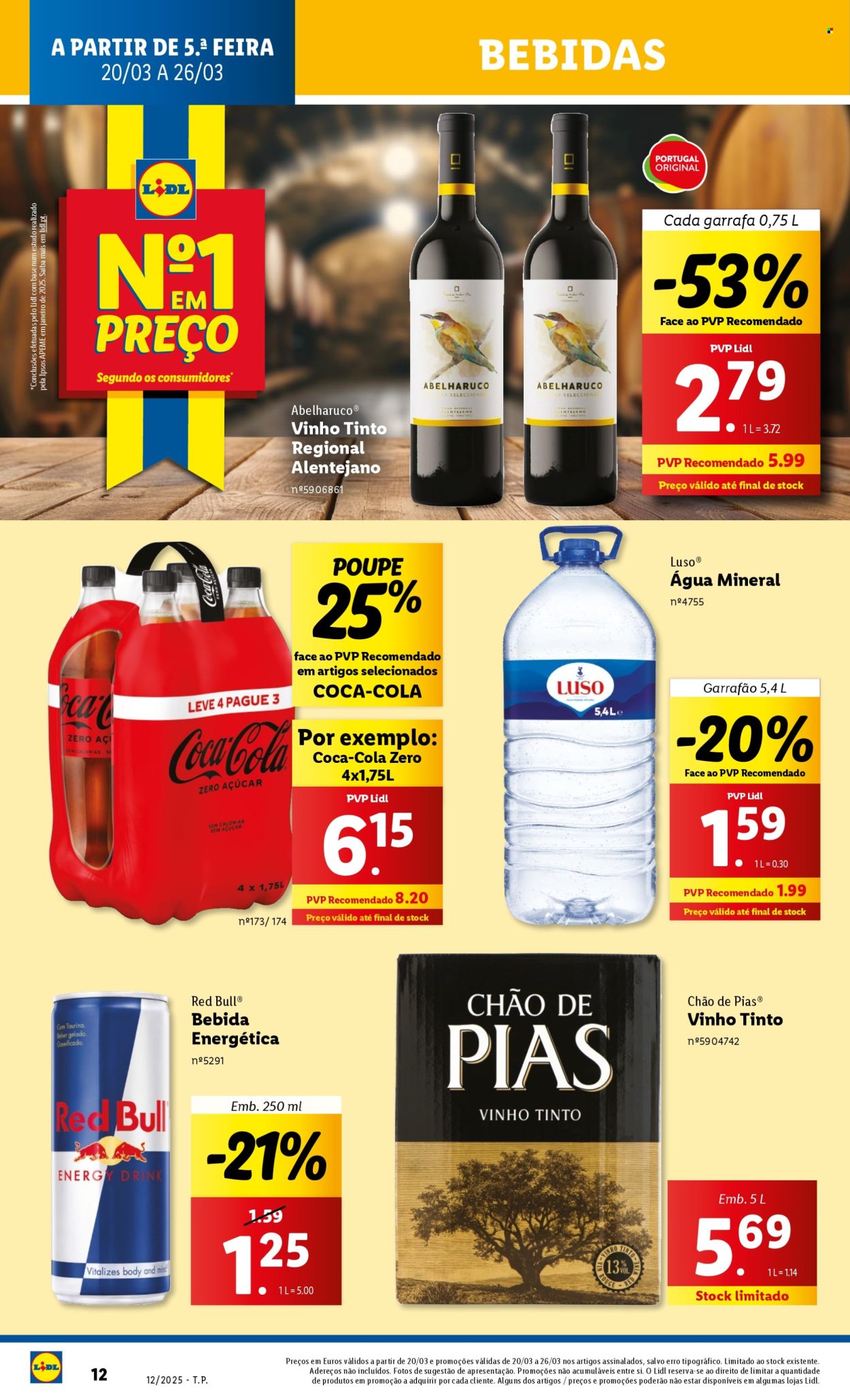 Folheto Lidl - 20.3.2025 - 26.3.2025. Página 12