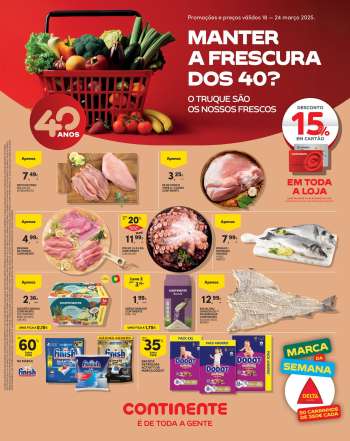 Folheto Continente Modelo - 18.3.2025 - 24.3.2025.