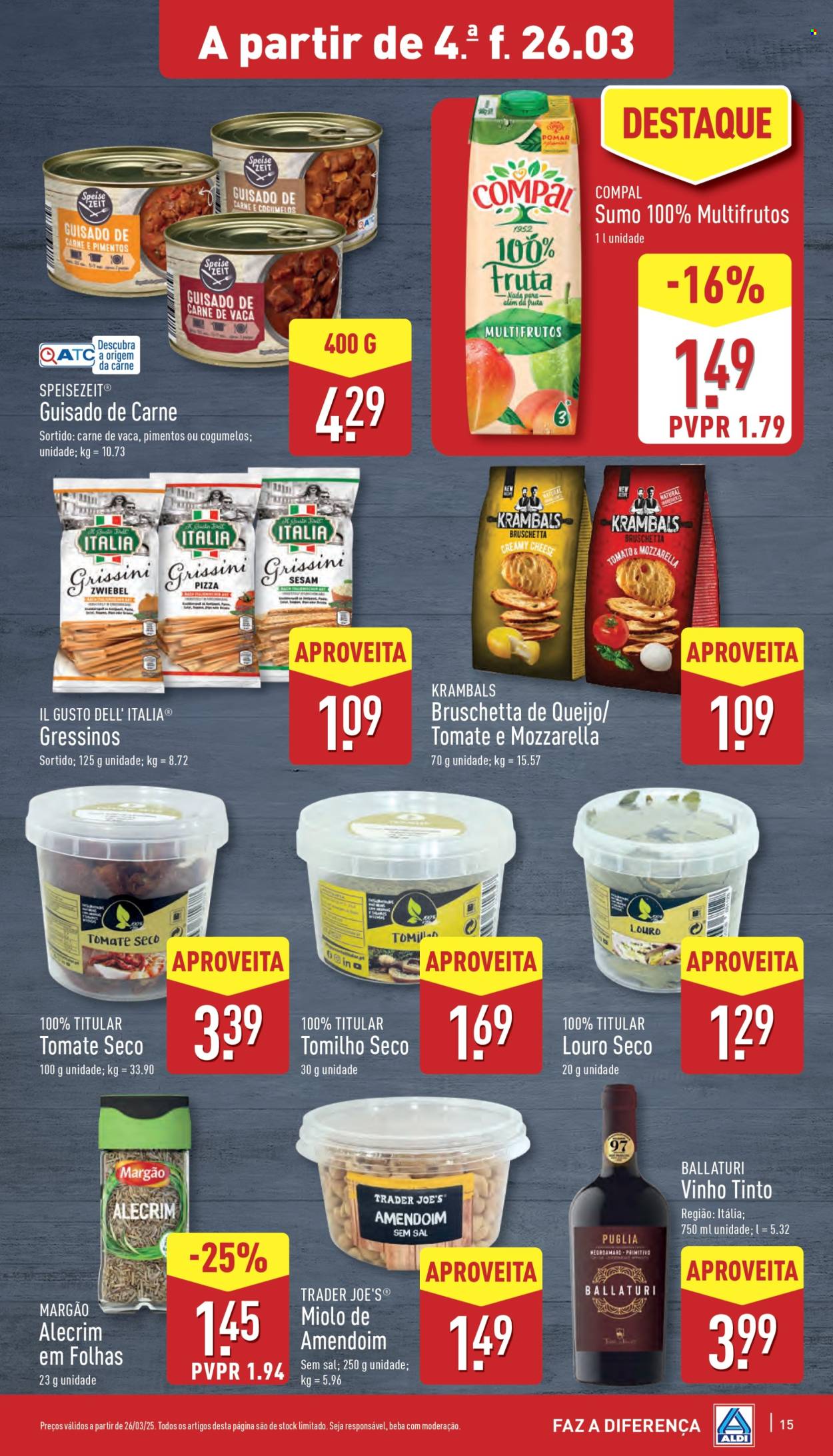 Folheto Aldi - 26.3.2025 - 1.4.2025. Página 15