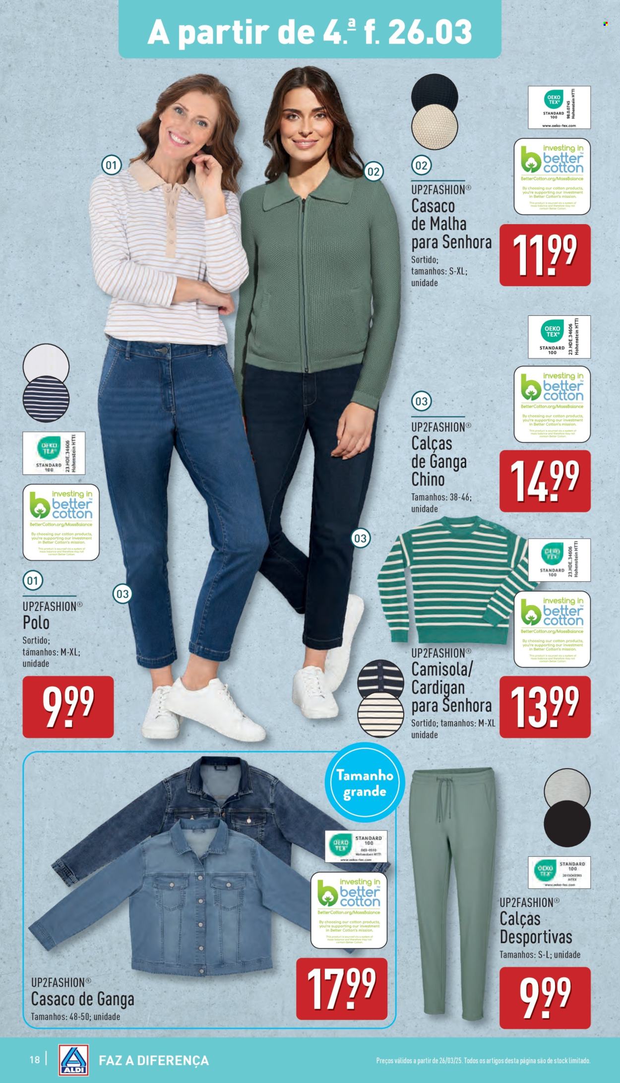 Folheto Aldi - 26.3.2025 - 1.4.2025. Página 18