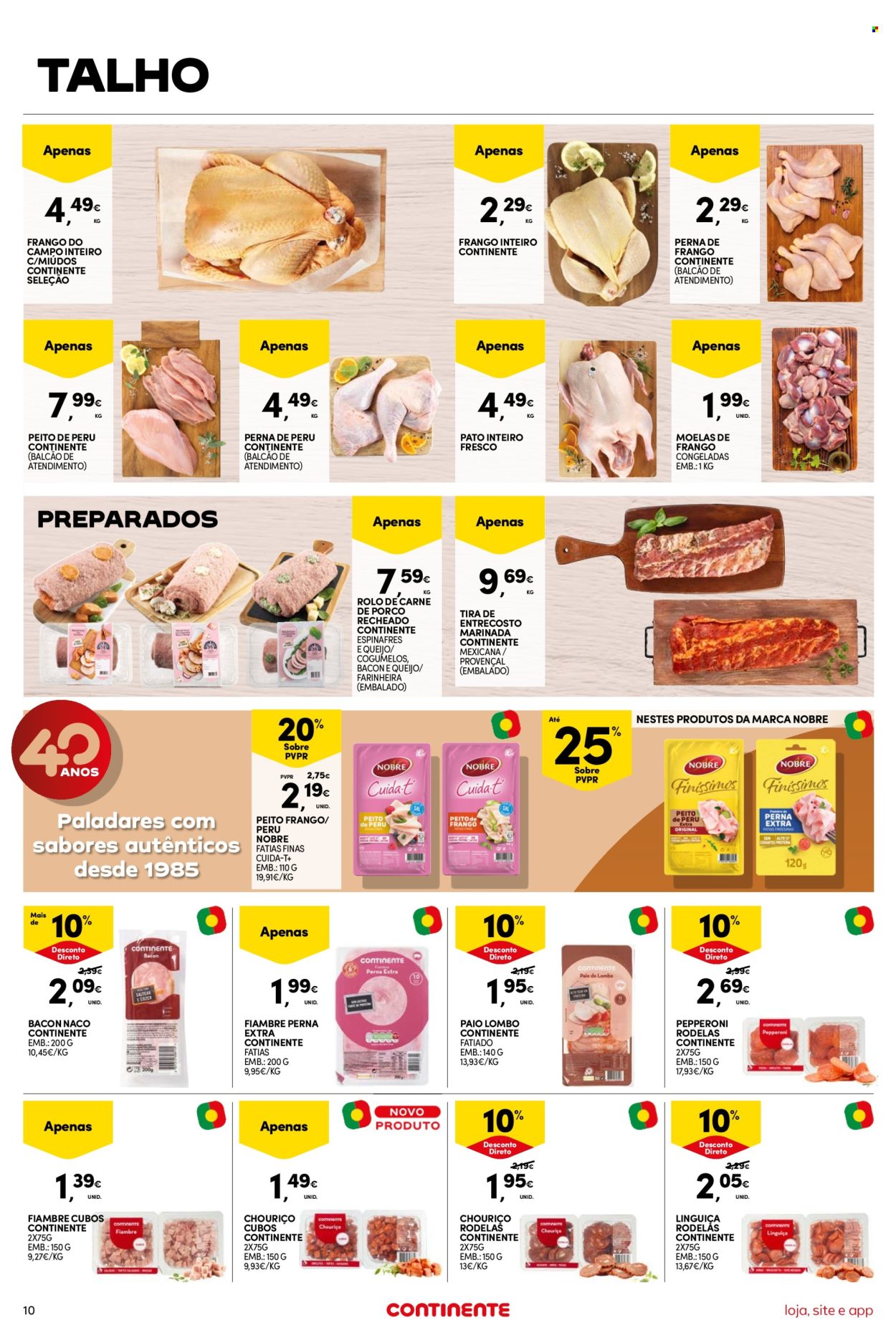 Folheto Continente Bom Dia - 25.3.2025 - 31.3.2025. Página 10