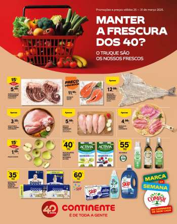 Folheto Continente Modelo - 25.3.2025 - 31.3.2025.