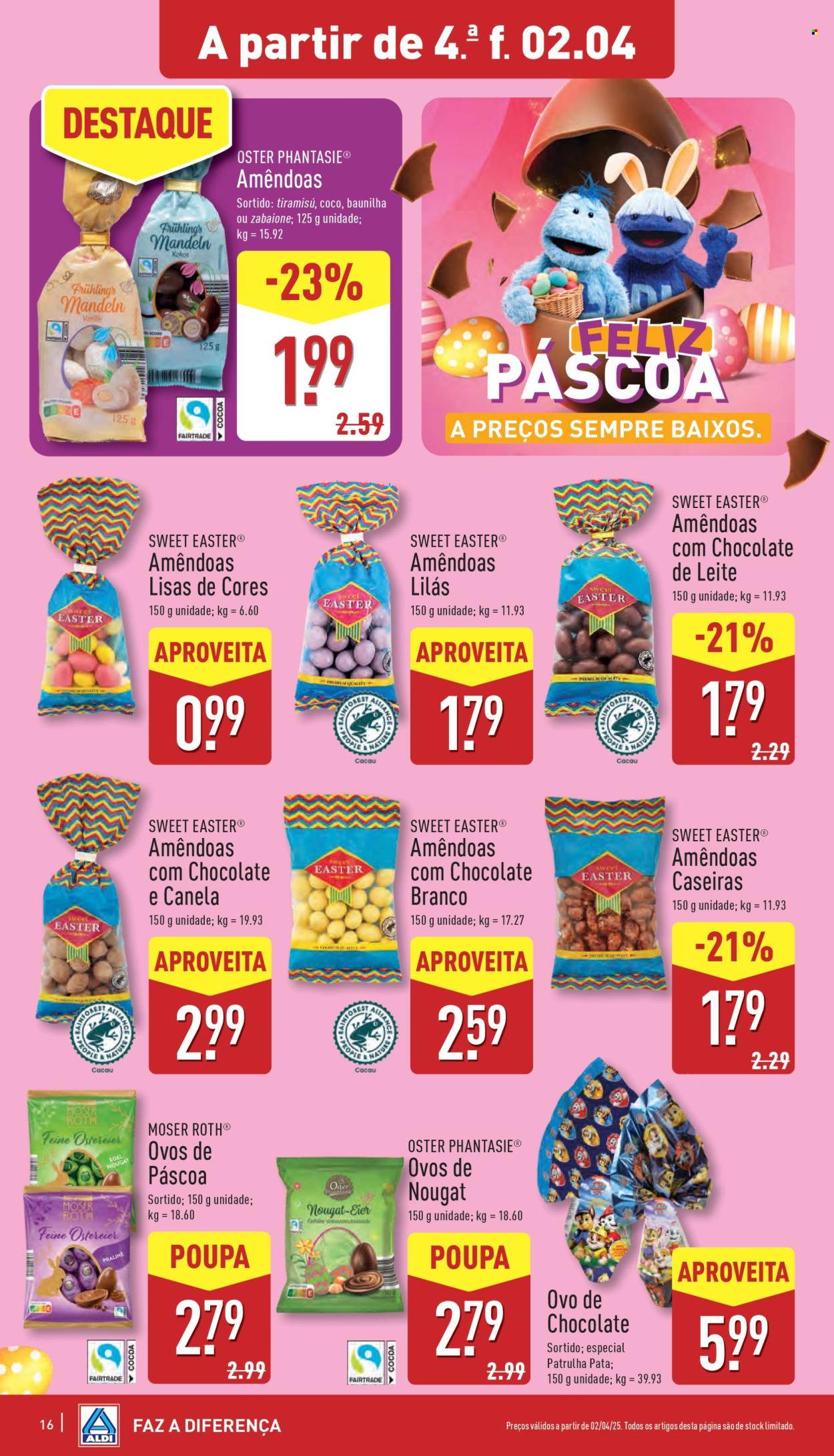 Folheto Aldi - 2.4.2025 - 8.4.2025. Página 16