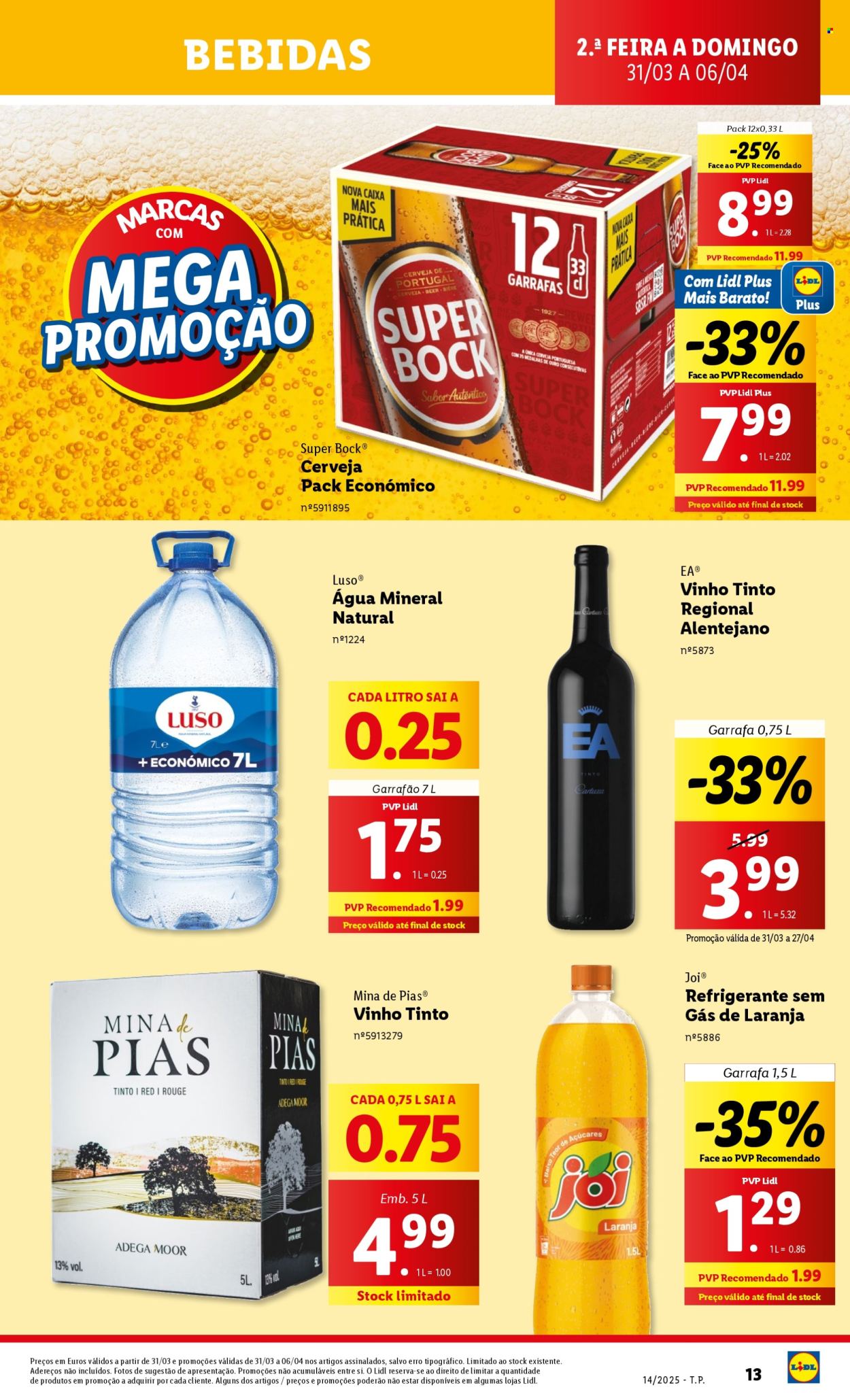 Folheto Lidl - 31.3.2025 - 6.4.2025. Página 13