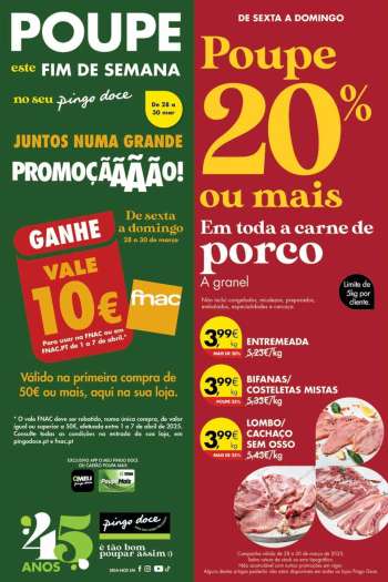 Folheto Pingo Doce - 28.3.2025 - 31.3.2025.