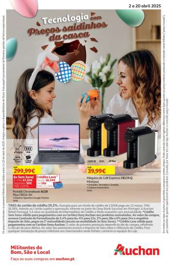 Folheto Auchan - 2.4.2025 - 20.4.2025.