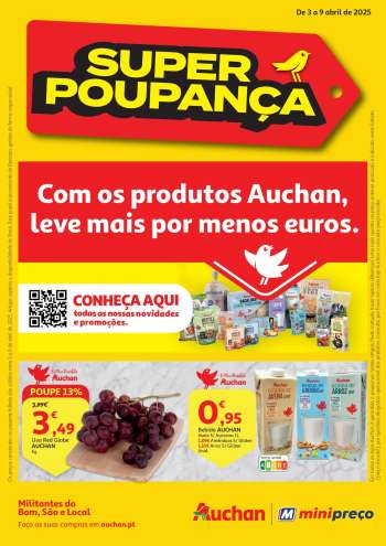 Folheto Auchan - 3.4.2025 - 9.4.2025.
