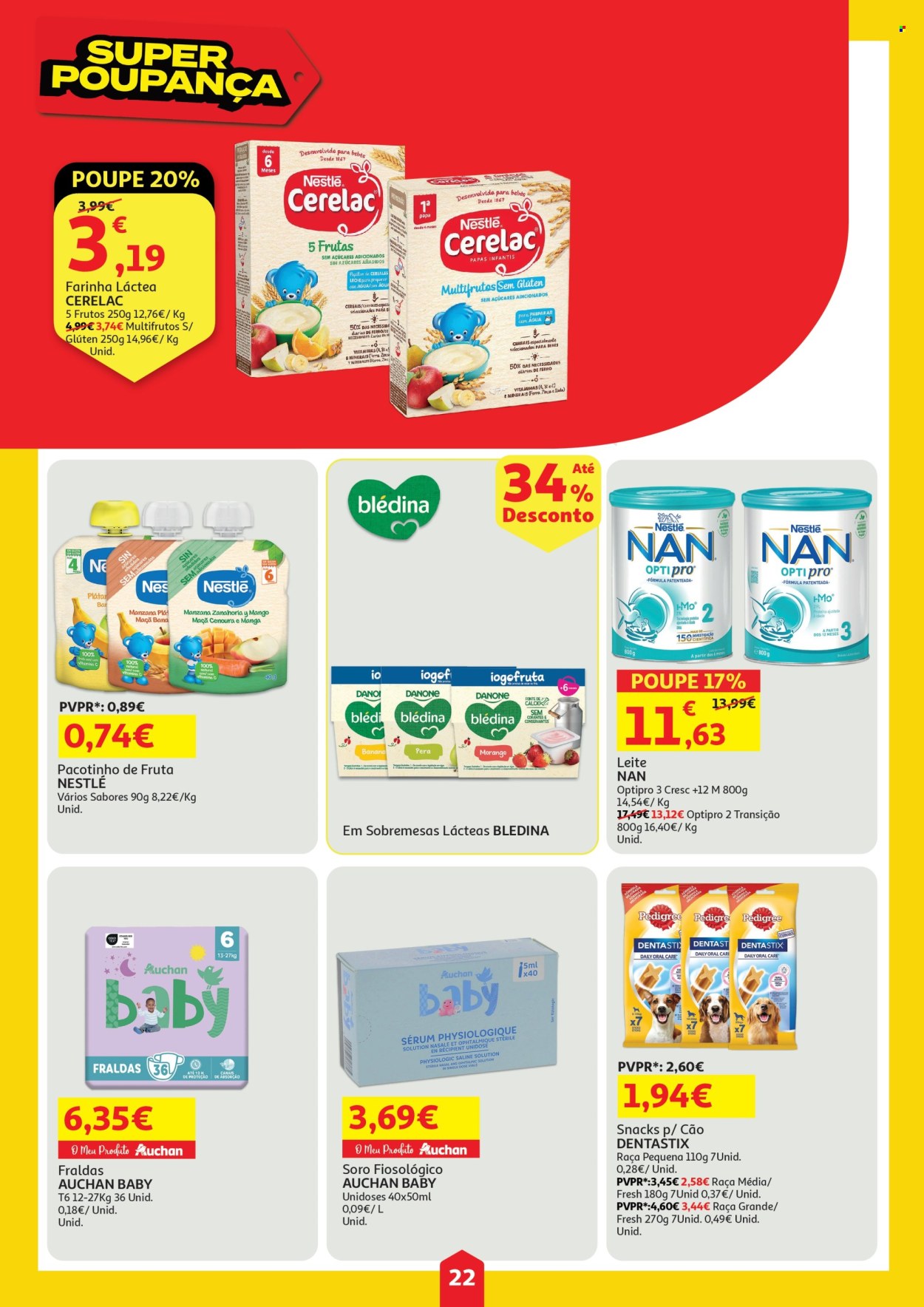 Folheto Auchan - 3.4.2025 - 9.4.2025. Página 22
