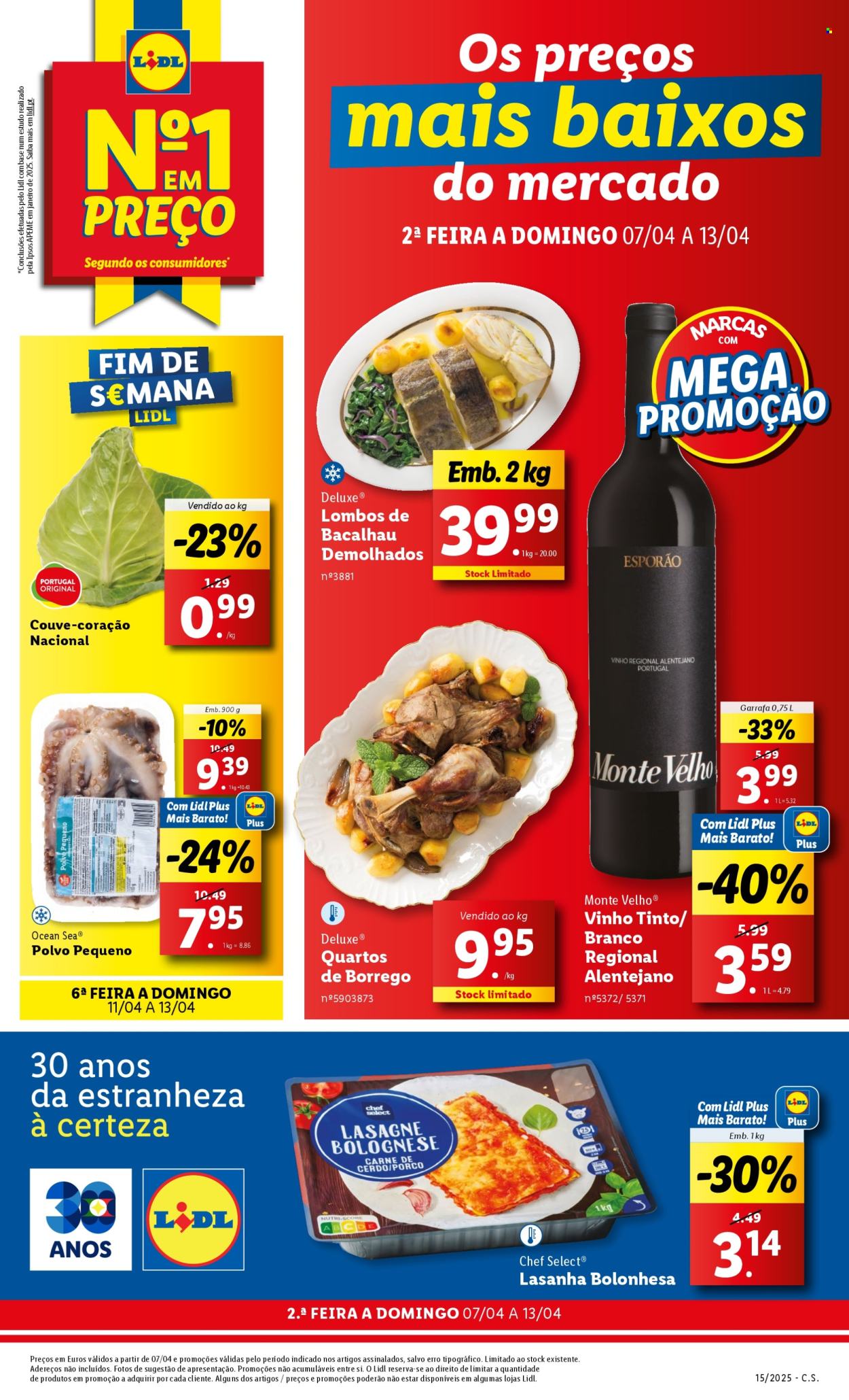 Folheto Lidl - 7.4.2025 - 13.4.2025. Página 1