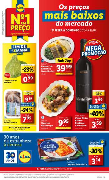 Folheto Lidl - 7.4.2025 - 13.4.2025.
