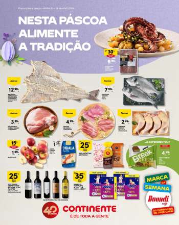 Folheto Continente Modelo - 8.4.2025 - 14.4.2025.