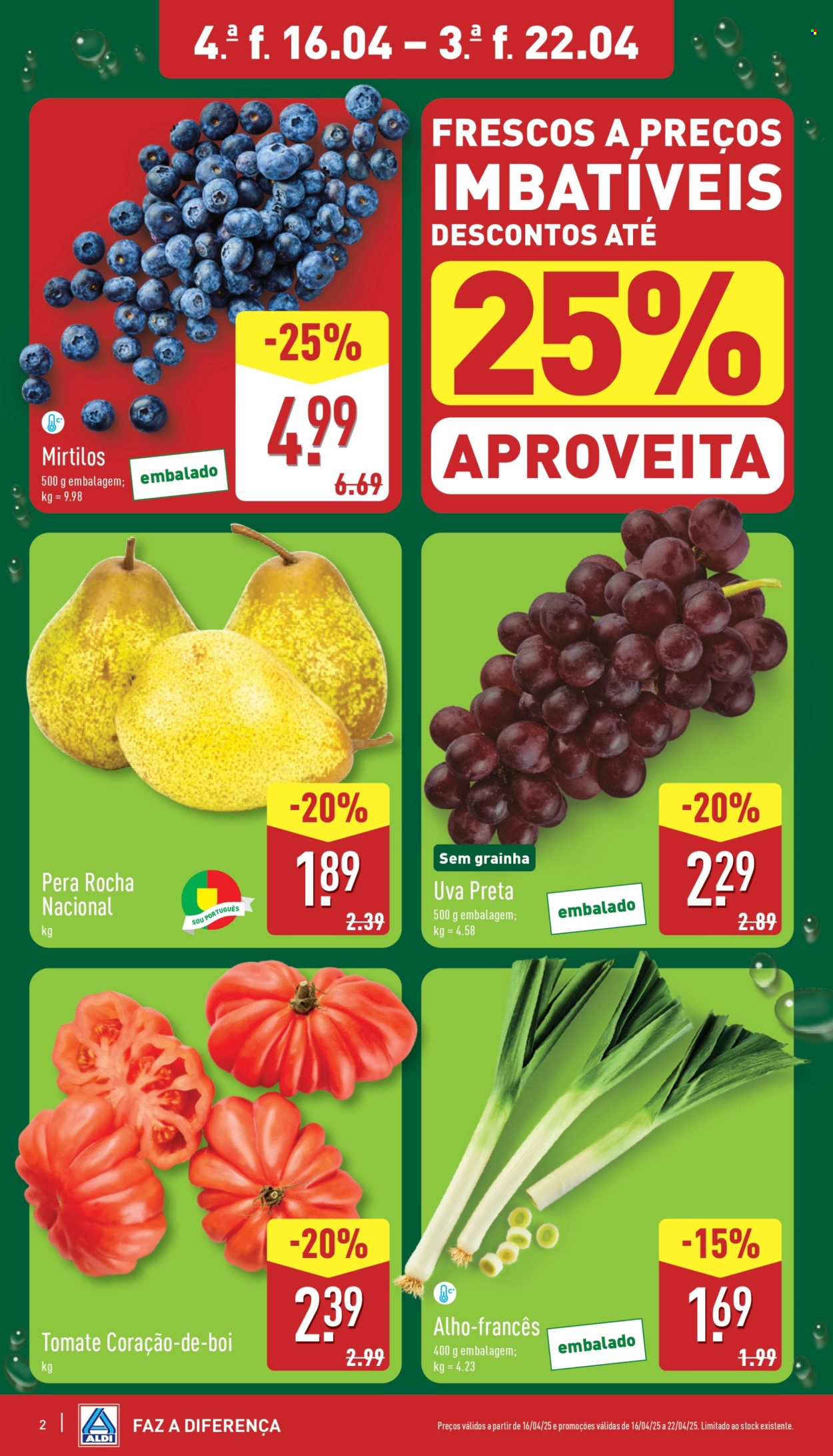 Folheto Aldi - 16.4.2025 - 22.4.2025. Página 2