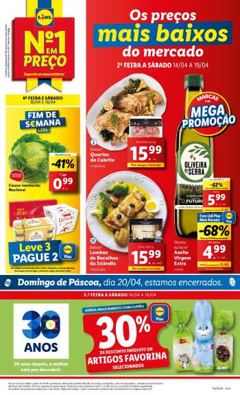 Folheto Lidl - 14.4.2025 - 20.4.2025.
