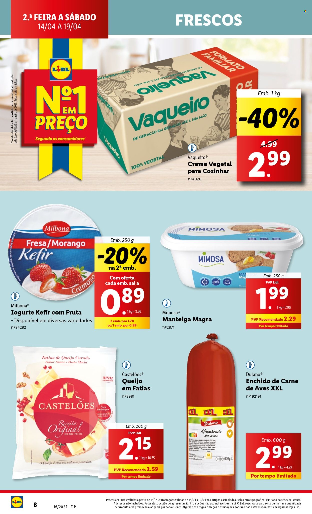 Folheto Lidl - 14.4.2025 - 20.4.2025. Página 8