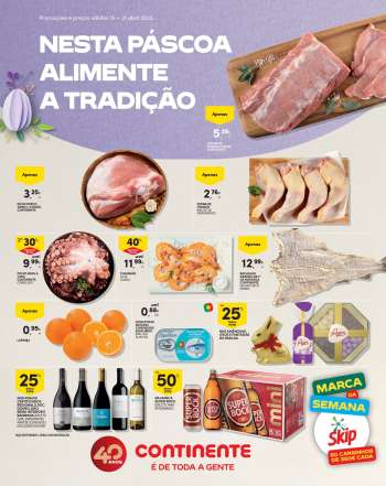 Folheto Continente Modelo - 15.4.2025 - 21.4.2025.