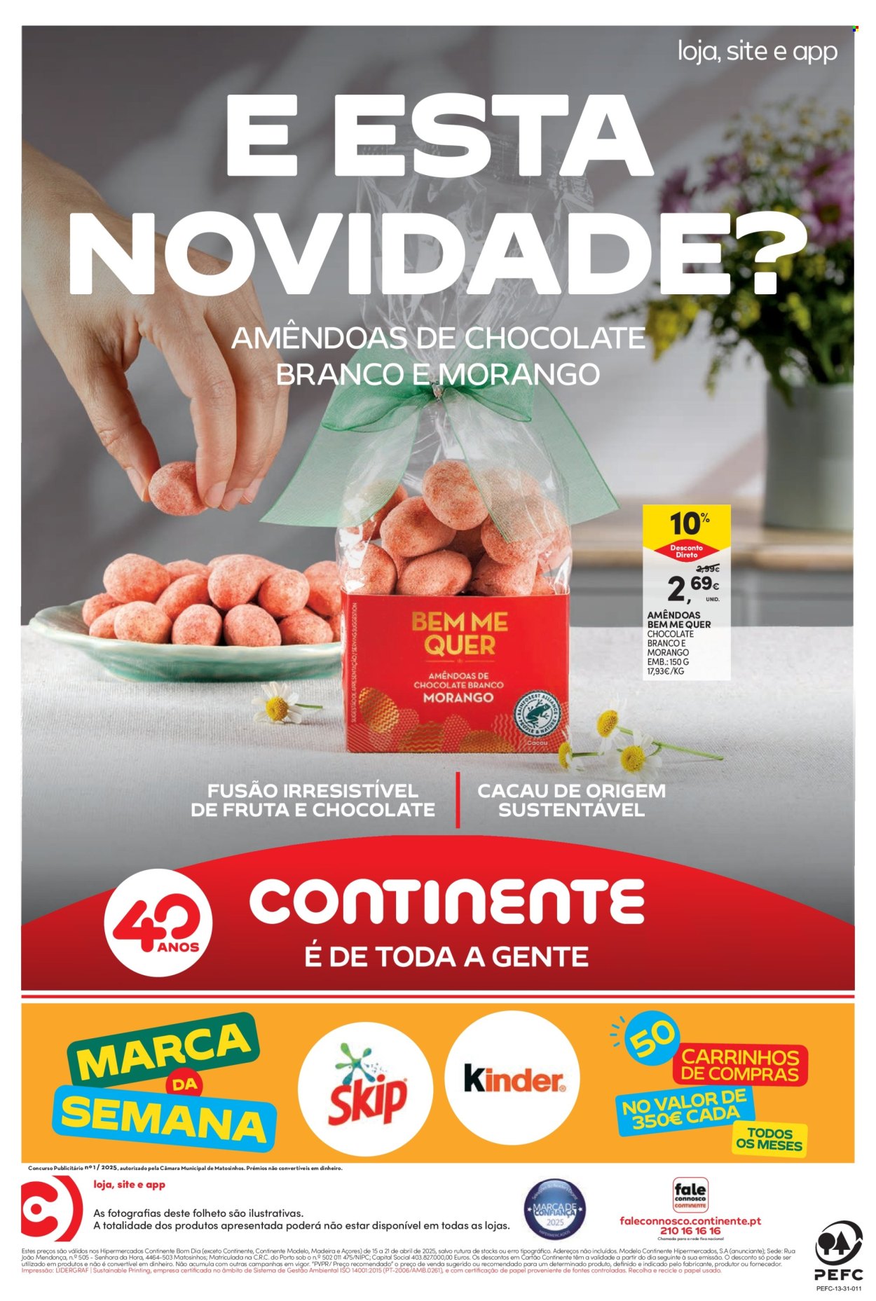 Folheto Continente Bom Dia - 15.4.2025 - 21.4.2025. Página 28