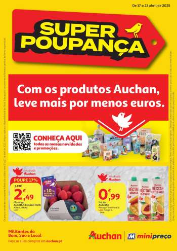 Folheto Auchan - 17.4.2025 - 23.4.2025.