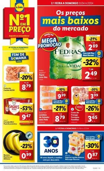 Folheto Lidl - 21.4.2025 - 27.4.2025.