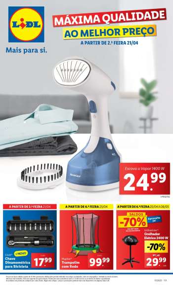 Folheto Lidl - 21.4.2025 - 27.4.2025.