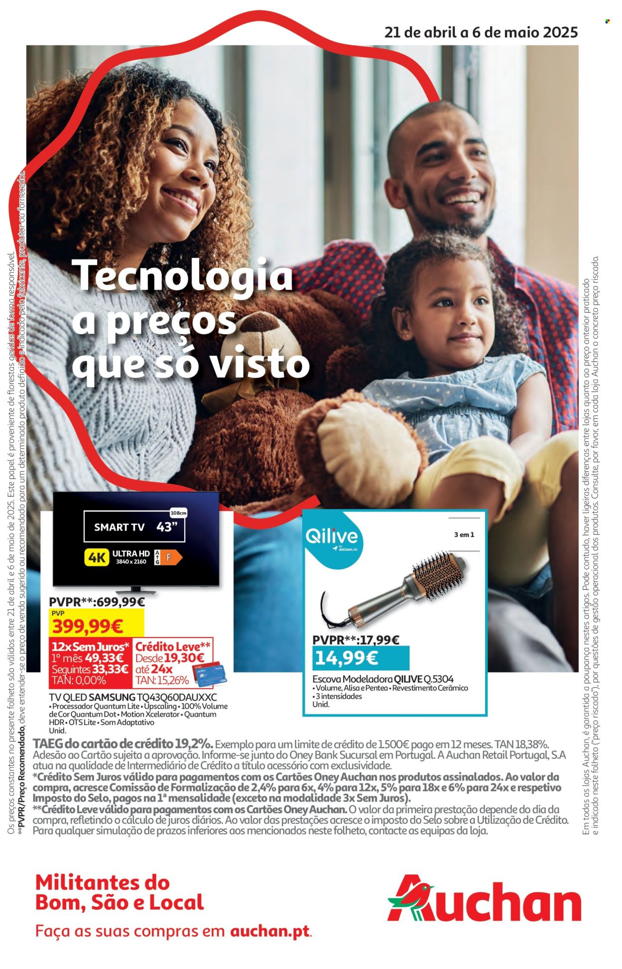 Folheto Auchan - 21.4.2025 - 6.5.2025. Página 40
