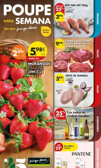 Folheto Pingo Doce - 22.4.2025 - 28.4.2025.