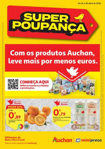 Folheto Auchan - 24.4.2025 - 30.4.2025.