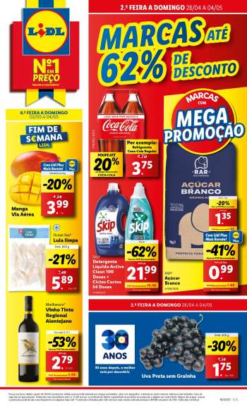 Folheto Lidl - 28.4.2025 - 4.5.2025.