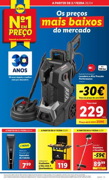 Folheto Lidl - 28.4.2025 - 4.5.2025.