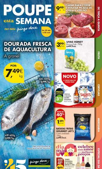 Folheto Pingo Doce - 29.4.2025 - 5.5.2025.