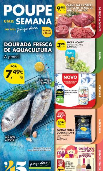 Folheto Pingo Doce - 29.4.2025 - 5.5.2025.