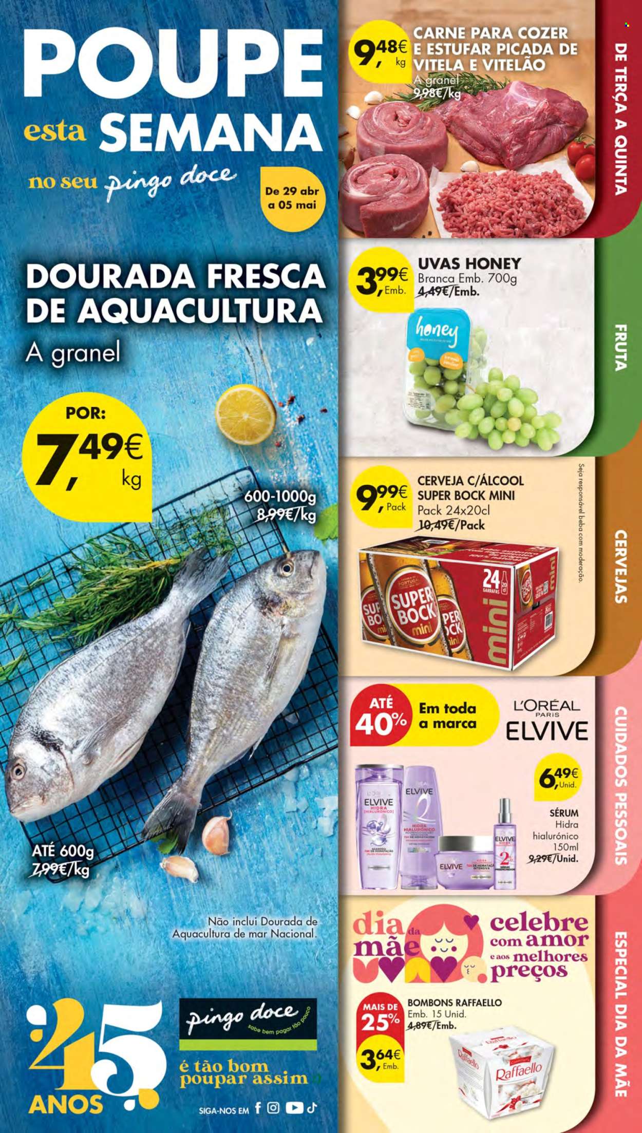Folheto Pingo Doce - 29.4.2025 - 5.5.2025. Página 1