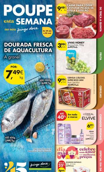 Folheto Pingo Doce - 29.4.2025 - 5.5.2025.