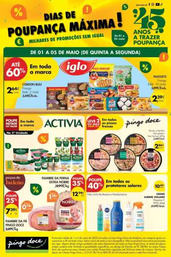 Folheto Pingo Doce - 1.5.2025 - 5.5.2025.