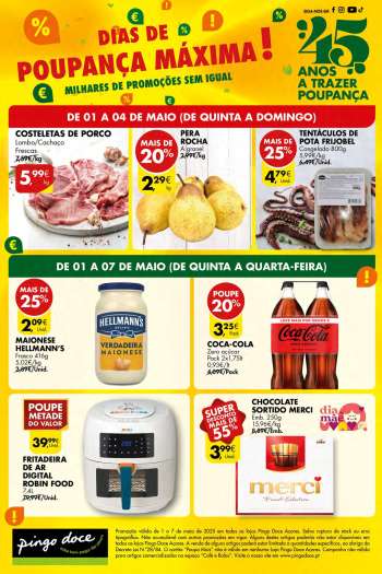 Folheto Pingo Doce - 1.5.2025 - 5.5.2025.