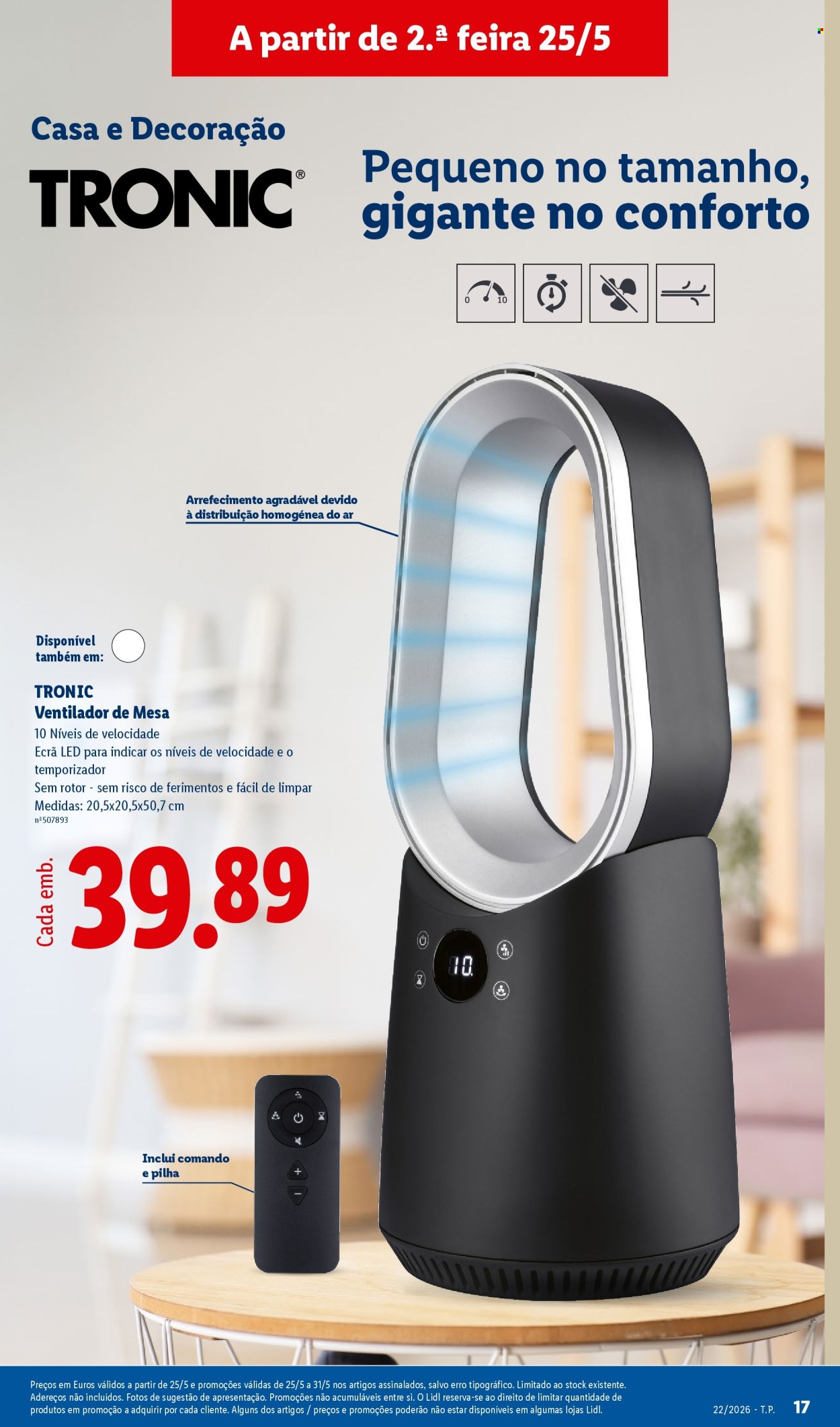 Folheto Lidl - 25.5.2026 - 29.5.2026. Página 17