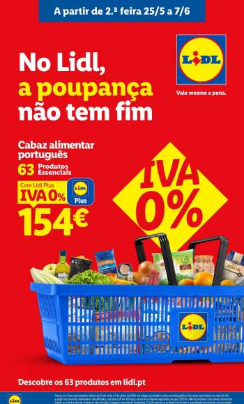 Folheto Lidl - 25.5.2026 - 7.6.2026.